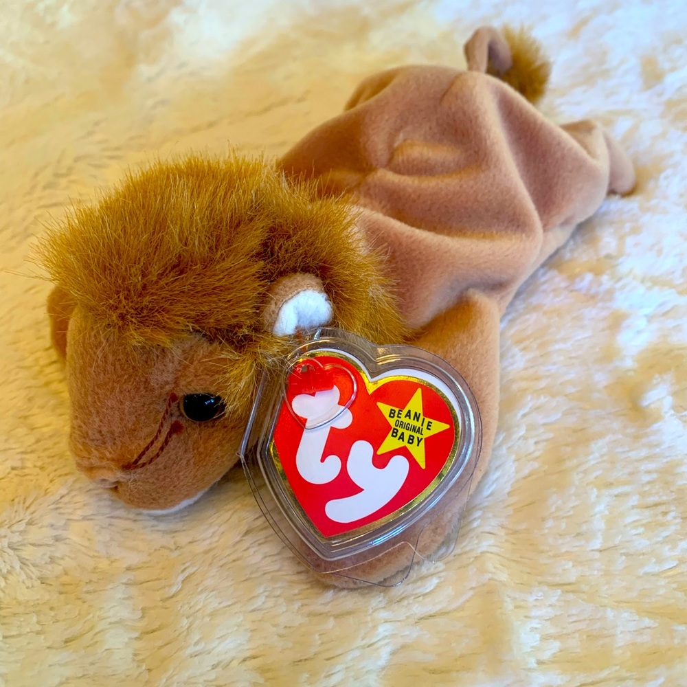 Roary lion Ty Beanie Baby style 4069